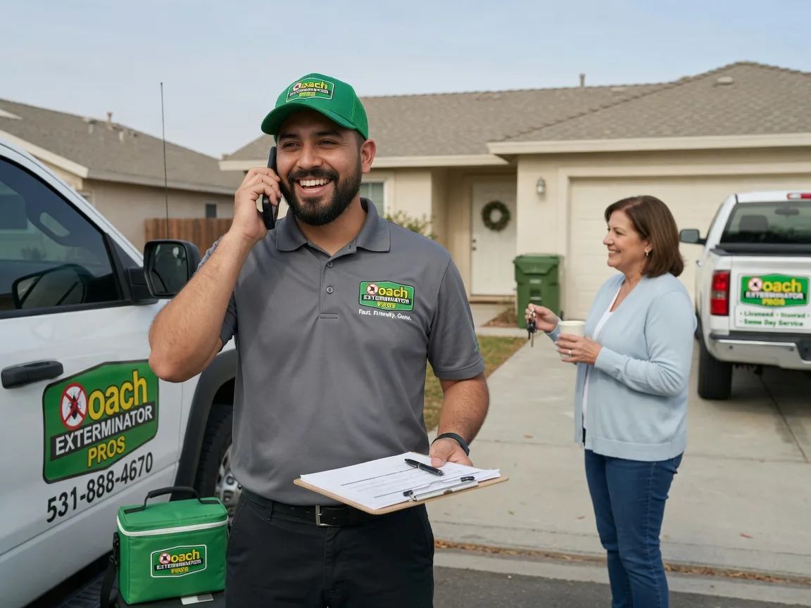 Pest Control Roach Exterminator Shell Knob, MO FAQs